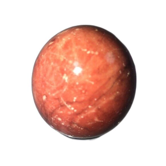 Alabaster Egg with wood Stand 2” tall 1980 - Picture 1 of 5